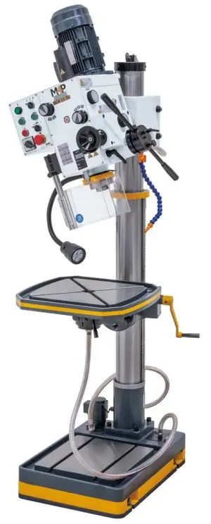 Perceuse à colonne à engrenages SGH 35 SV  400 V avec dispositif d'arrosage M4P powered by Bernardo