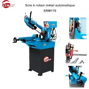 Scie à ruban métal Leman SRM170 Mono 