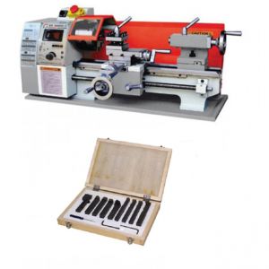 Tour à métaux électronique Holzmann ED300FD jeu de 9 outils inclus 