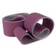 Bandes abrasives toile 2000 x 150 mm - grain 80 (lot de 10)