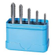 Coffret de 5 tarauds machine courts entrée droite, M3 à M8, HSS, ISO R529  JANIN 