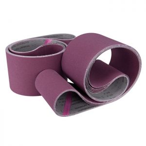 Bandes abrasives toile 2000 x 150 mm - grain 80 (lot de 10)