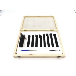 Jeu de 9 outils à plaquettes carbure 10 x 10